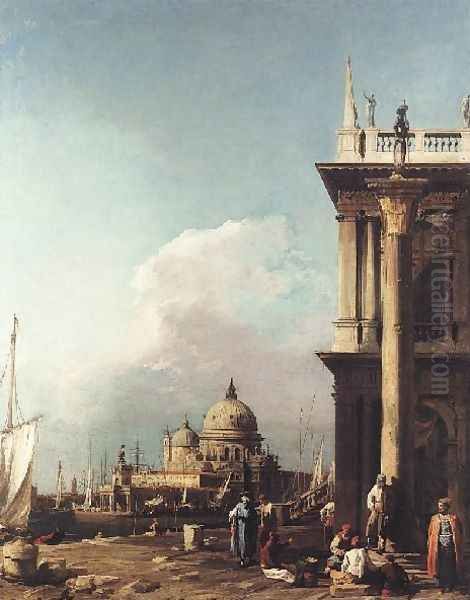 Venice The Piazzetta Looking South West Towards S Maria Della Salute - view 1