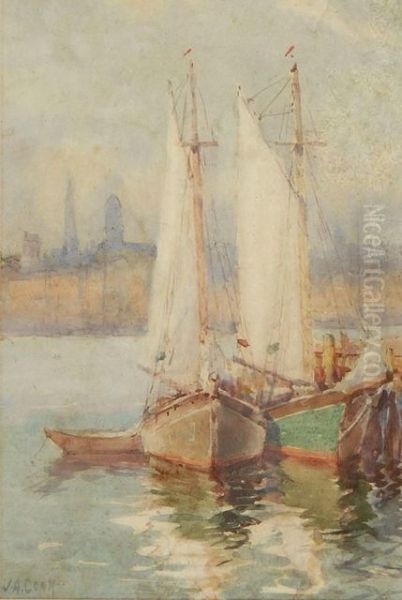 Sailboats At Dock. - view 1