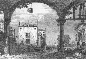 Le Portique a la Lanterne, c.1744 by (Giovanni Antonio Canal) Canaletto