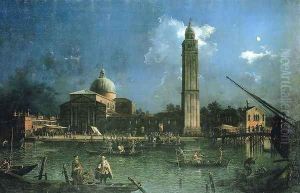 Night-time Celebration Outside the Church of San Pietro di Castello