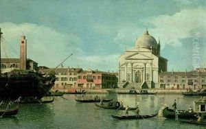 Il Redentore by (Giovanni Antonio Canal) Canaletto