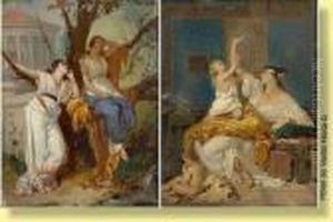 Allegories Du Bonheur by Pierre Oliver Joseph Coomans
