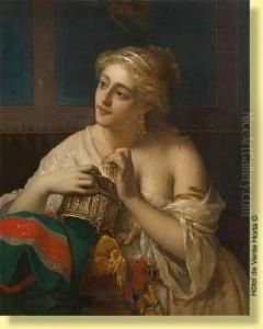 La Femme Aux Bijoux by Pierre Oliver Joseph Coomans