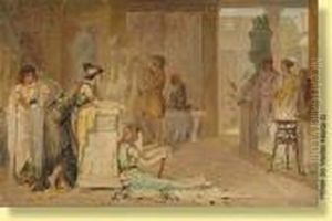 Dans L'atelier Du Sculpteur by Pierre Oliver Joseph Coomans