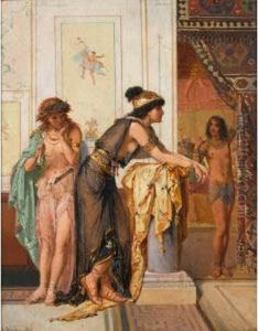 Egyptian Dancers by Pierre Oliver Joseph Coomans