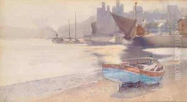 Sketch For Conway Castle - view 1