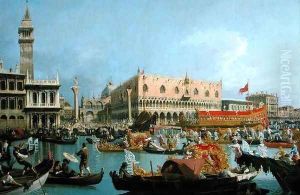 The Bucintoro returning to the Molo
