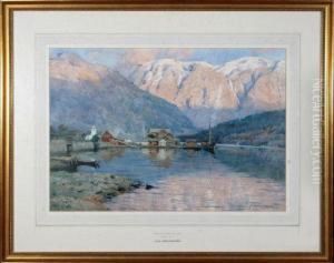 Ulvik, Hardangerfjord by Alfred Heaton Cooper