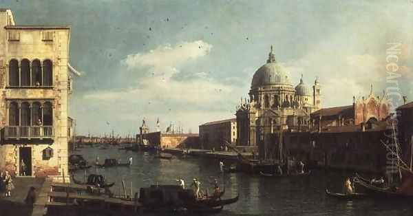 View of the Grand Canal- Santa Maria della Salute and the Dogana from Campo Santa Maria Zobenigo, early 1730s - view 1