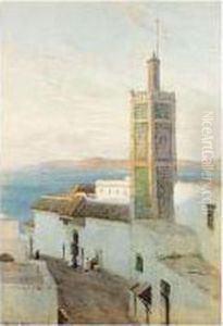 Middle Eastern Street Scene by Alfred Heaton Cooper