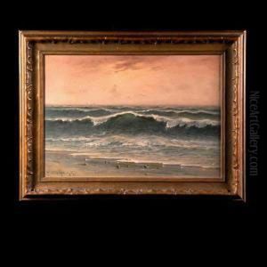 Surf Breaking On The Beach