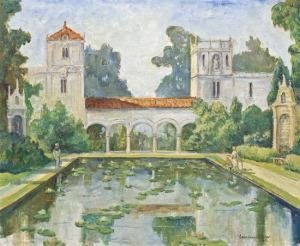 Lily Pond, Balboa Park, San Diego by Colin Campbell Cooper