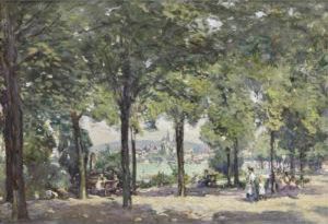 A View Of Zurich By The Lake
