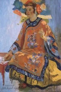 Study For "fortune Teller" by Colin Campbell Cooper