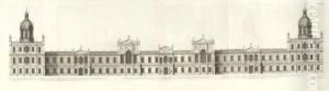 The Elevation For A Design For The Pallace Of White-hall Towards The River