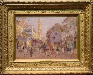 North African Market by Colin Campbell Cooper