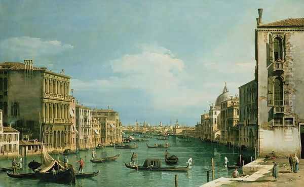 The Grand Canal Venice looking East from the Campo di San Vio - view 1