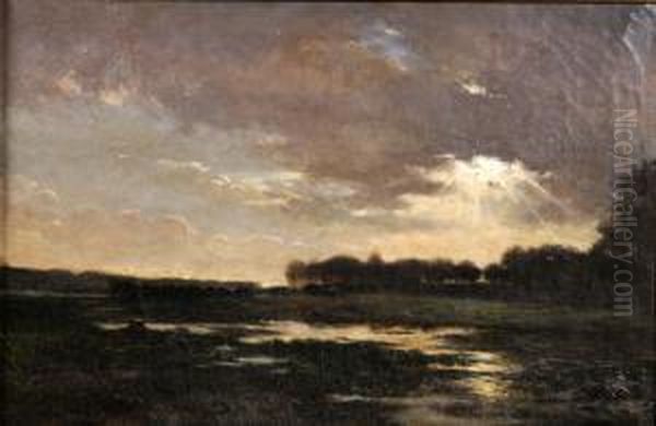 Paysage A La Tombee Du Jour - view 1