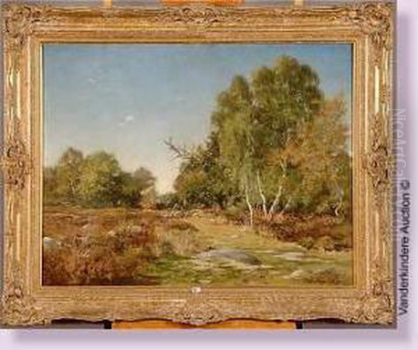 Berger Et Son Troupeau Dans Les Environs De Fontainebleau - view 1