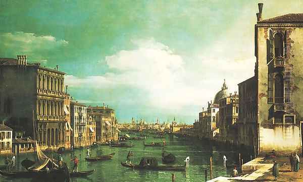 Grand Canal, Venice, Looking East from the Campo di San Vio - view 1