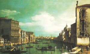 Grand Canal, Venice, Looking East from the Campo di San Vio