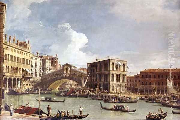 The Rialto Bridge, Venice, from the North - view 1