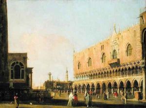 View of the Piazzetta San Marco Looking South, c.1735 by (Giovanni Antonio Canal) Canaletto