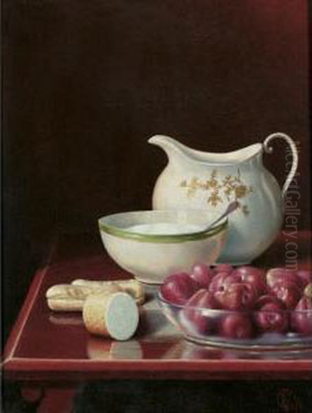 Still Life With Berries, Sugar And Cream Pitcher - view 1