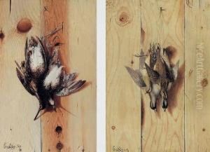 Quail (short Bill); And Snipe (long Bill): A Pair by George Cope