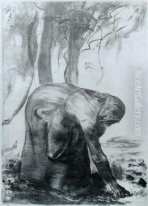 Montepulciano , The Olive Gleaner by John Copley