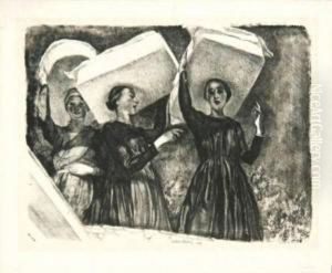 Storm Clouds; And Laundresses by John Copley