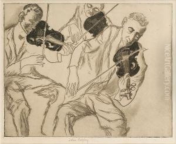 Violinists - view 1
