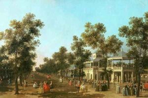 Vauxhall Gardens- the Grand Walk, c.1751 by (Giovanni Antonio Canal) Canaletto