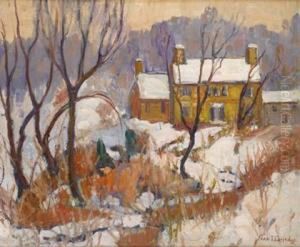 Houses In The Snow by Fern Isabel Coppedge