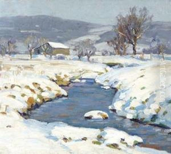 Bucks County Landscape In Winter
,
Circa - view 1