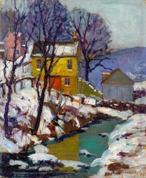 The Paunnacussing Creek At Carversville - view 1