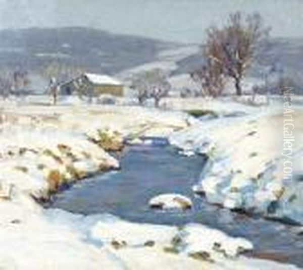 Bucks Countylandscape In Winter - view 1