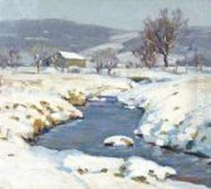 Bucks Countylandscape In Winter by Fern Isabel Coppedge