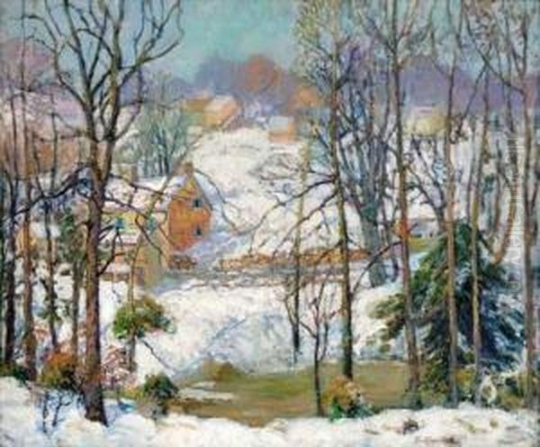Village In Winter - view 1