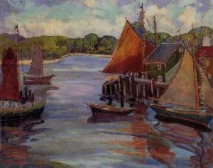 Drying Sails, Gloucester, Massachusetts