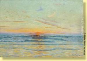 Coucher De Soleil En Mer