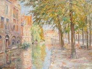 The Dijver In Brugge