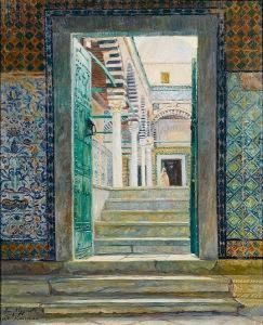 The Great Mosque Of Kairouan by Omer Coppens