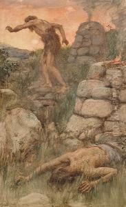 Cane And Abel by Harold Copping