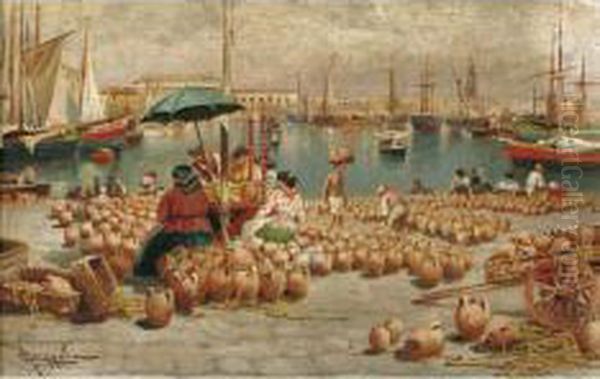 Mercato Dell""""acqua Sulfurea Alla Marinella Di Napoli - view 1