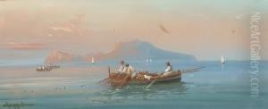 Fishermen Off Capri by Antonio Coppola