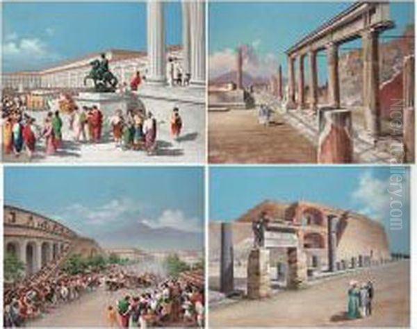 Pompei Di Diciotto Secoli Fa Pompei Attuale, A Set Of 25 Views - view 1