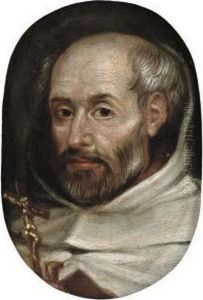 Head Of A Franciscan Monk With A Crucifix