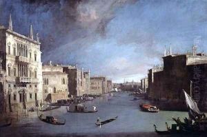 View on the Grand Canal, 1729 by (Giovanni Antonio Canal) Canaletto