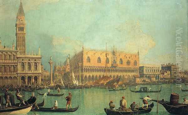 The Doge's Palace with the Piazza di San Marco - view 1